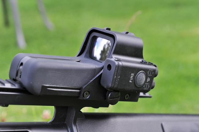 552 style Red & Green Dot Scope with Red Laser set